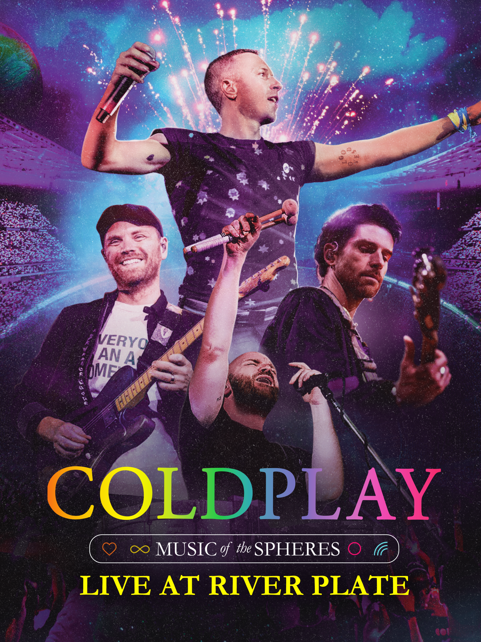 Key art for Coldplay: Music of Spheres