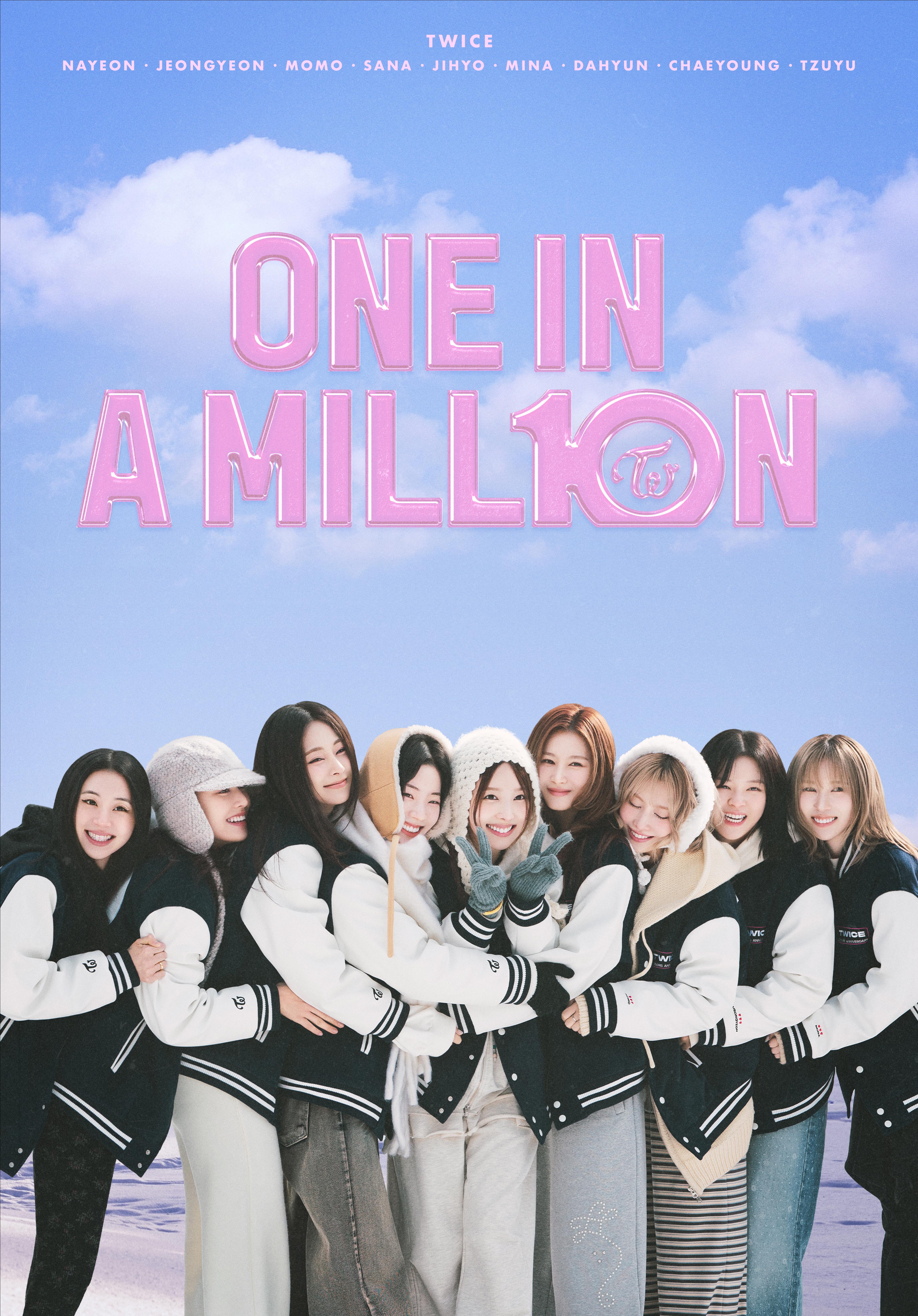 Key art for TWICE: ONE IN A MILL10N